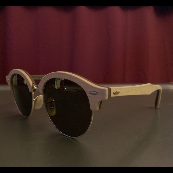 Polarized Ray-bans wood frames - RARE - Picture 3 of 7